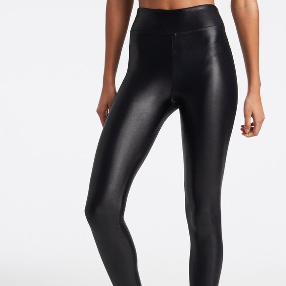 Koral Black Lustrous High Rise Legging Size Small - Picture 1 of 12